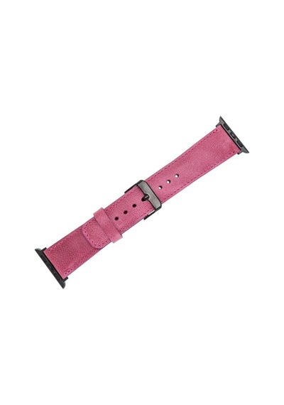 Bouletta Apple Uyumlu  Watch 38-40-41 MM Hakiki Deri Kordon Pembe