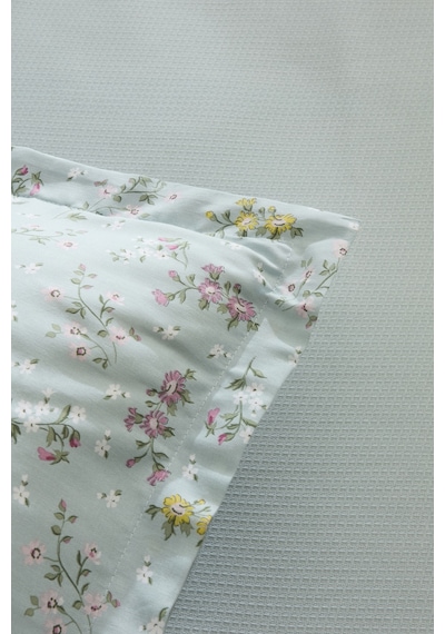 Karaca Home Noa Bambu Tek Kişilik Pike Takımı Mint Mint