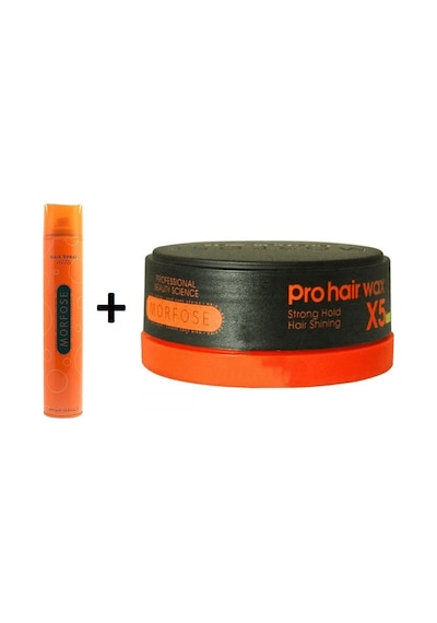Morfose Ultra Strong Saç Spreyi 400 ML+ Morfose Men Pro Hair Wax Strong Hold 150 G