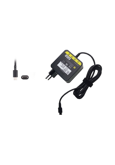 Lenovo Uyumlu Thinkpad E14 20Ra 2Rb Adaptör, Şarj Cihazı 65W Type-C