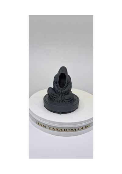 Oturan Ghost Hayalet Nazgül Tealight Mum Işıklı Dekor 12cm Diğer