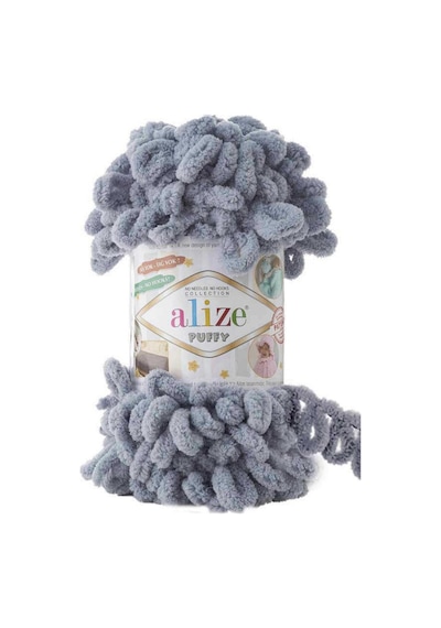 Alize Puffy 1 Adet 428 El Örgü Ipliği Elle Örülen Kalpli Yastık Bebek Battaniyesi Örgü Ipi 428