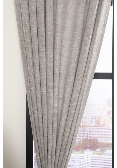 New Linen Fon Perde Çok Renkli