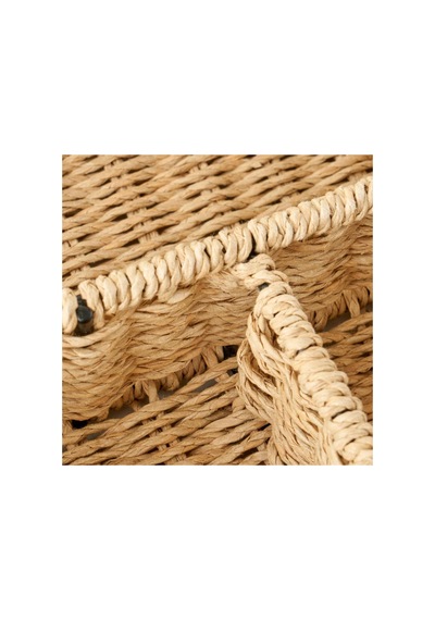 Bella Maison Naturella Çatal Kaşık Tepsisi Naturel 28x34x7 Cm Naturel