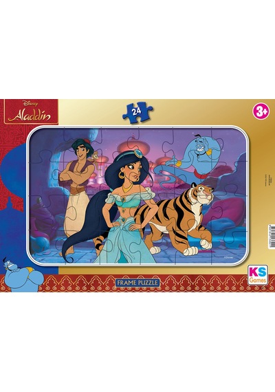 Disney Aladdin Lisanslı Frame Puzzle Yapboz 24 Parça 26398192