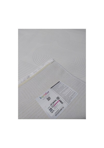Forza Akrilik İplik Dokuma 200x290 6m2 Halı Beyaz
