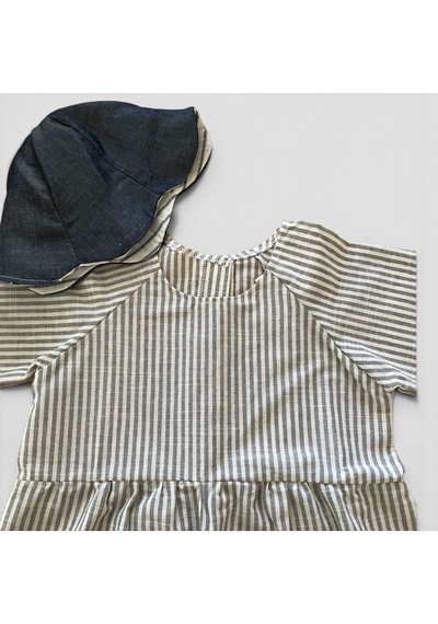 Bebe Çocuk Tulumu Oversize Açık Gri