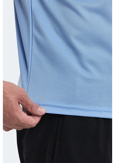 Slazenger OMAR KTN Erkek  Açık Mavi Tişört