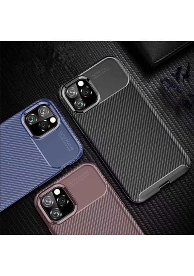 Apple Uyumlu iPhone 11 Pro Max Kılıf Zore Negro Silikon Kapak Siyah