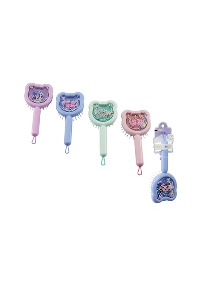Çocuk Saç Tarağı - Sevimli Kedi Tasarımlı - Plastik 1