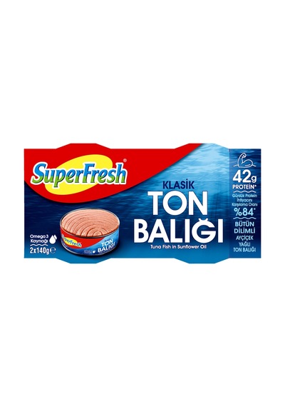 Superfresh Ayçiçekyağlı Ton Balığı 2x140 G - 5 Adet Tarı