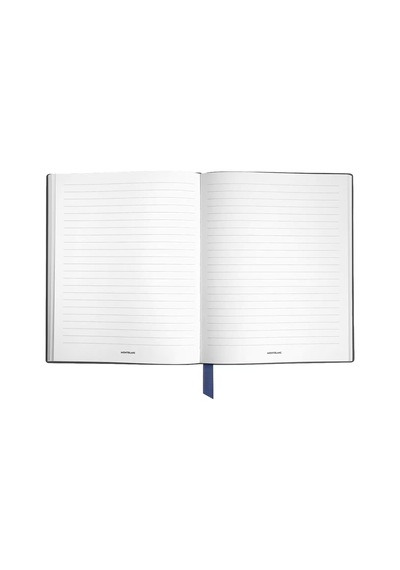 Montblanc Grain Deri Çizgili Büyük Boy Not Defteri 222640 Siyah