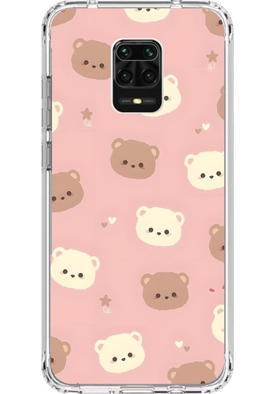 Xiaomi Redmi Note 9 Pro Uyumlu Şeffaf Kılıf Minies 1 Tasarımlı