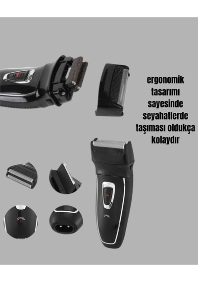 Darbelere Dayanıklı Kablosuz Erkek Tıraş Aleti Mh-hs9751-2987