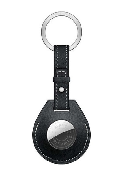 Apple Uyumlu AirTag Deri Anahtarlık Kılıfı Wiwu Key Ring