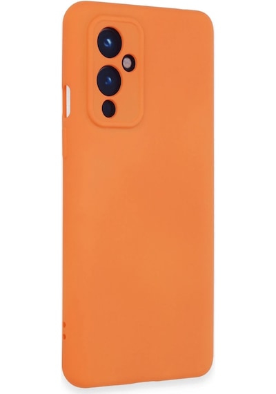 Newface - 30 - One Plus 9 Kılıf Nano İçi Kadife Silikon - Aconcept - - Turuncu