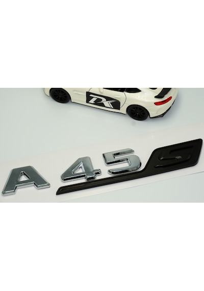 Dk Benz A 45s Bagaj Siyah Krom Abs 3m 3d Yazı Logo