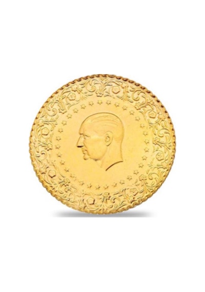 Vıctorıa Gold 1 Adet Yarım Altın Yeni Tarihli 2026 Kulplu 22 Ayar