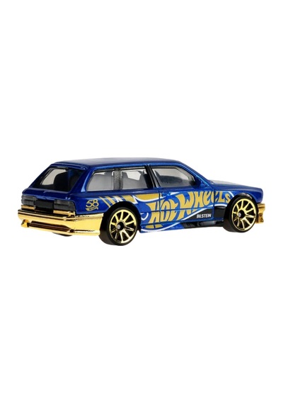 Hot Wheels Bmw M3 Wagon - 58. Yıl Dönümü Serisi Blue & Gold Mix 2 Metalflake Mavi-altın 1/64 Dieca Çok Renkli