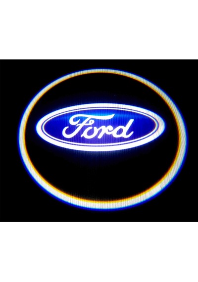 Ford Pilli Yapıştırmalı Kapı Altı Led Hayalet Logo