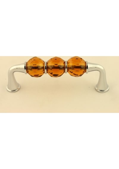 Gürçayhırdavat Gürcay Hırdavat Çekmece Kulpu Kristal 96Mm Kahve