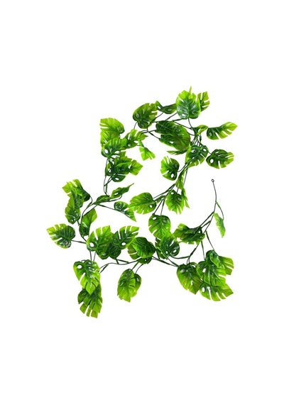 Yapay Sarmaşık Dolanabilen Monstera 180Cm Dekoratif Plastik Yapay