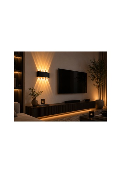 1 Adet Cata Ct 8013 Karpi 15w Dış Mekan Led Aplik Amber Çok renkli