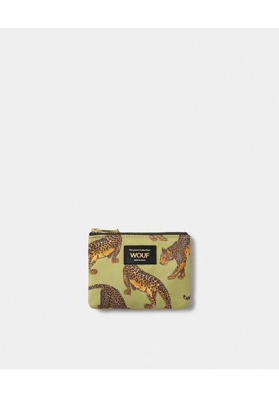Wouf Avo Leopard Kadın Küçük El Çantası Ps260037 13x9x1 Cm Yeşil