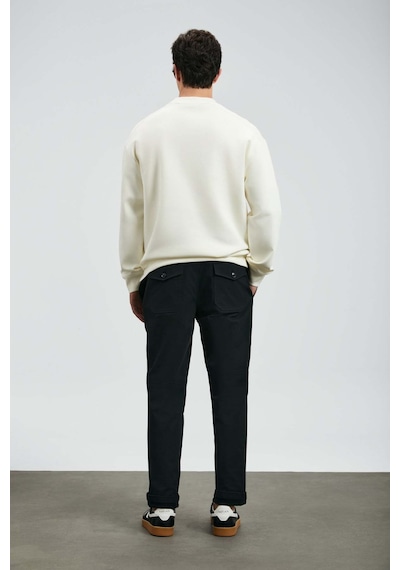 Lufian Simba Kırık Beyaz Erkek Sweatshirt 112030175 Kırık Beyaz