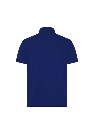 Calvin Klein Erkek Ss Monogram Pique Mavi Polo Yaka T-shirt-12800 Mavi