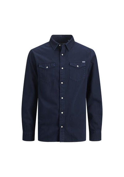 Jack & Jones Jack Jones Erkek Denim Gömlek Jjesherıdan 12138115 Lacivert Jack & Jones Jack Jones Erkek Denim Gömlek Jjesherıdan 12138115 Lacivert