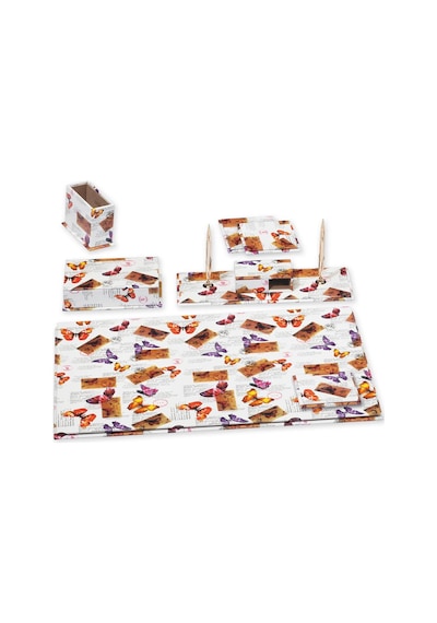 Tabac 6850-344 Multicolor Suni Deri Sümen Takımı Kelebek