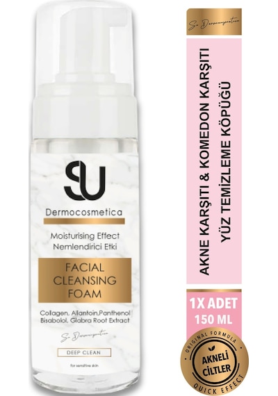 Su Dermocosmetica Akne Karşıtı Yüz Temizleme Köpüğü 150 ML
