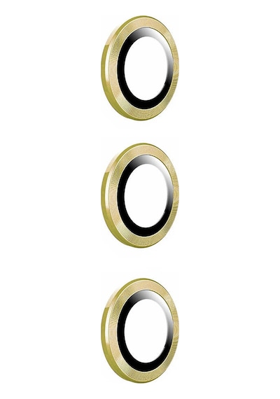 Forzacase Samsung Galaxy S24 Plus İle Uyumlu Kamera Camı Lens Koruyucu Halka Seti - Fc381 Gold