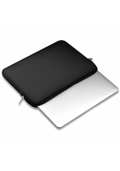 Apple MacBook Uyumlu Air 13.6 Inç 2023 A2681 M2 Işlemcili Koruma Koruma Çantası Kese Kılıf Su Geçirmez Ölç:22-31 Siyah