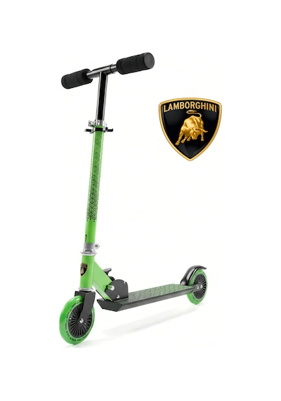 Lamborgini L6-120 Katlanabilir 2 Tekerlekli Çocuk Scooter 50kg Kapasite 3+ Yaş Yeşil