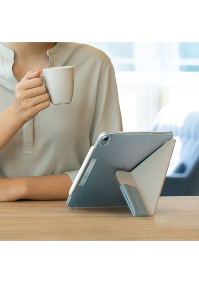 Apple Uyumlu iPad Air 4 / 5. Nesil 10.9" Tablet Kılıfı Camden Serisi Standlı Kalem Bölmeli Koruyucu Kılıf