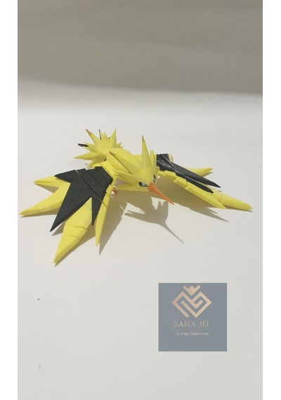 Pokemon Efsanevi Tür Zapdos Figür 25 Cm Hareketli