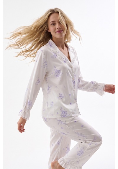 Nbb Ekru Dreams Romance Pijama Takım