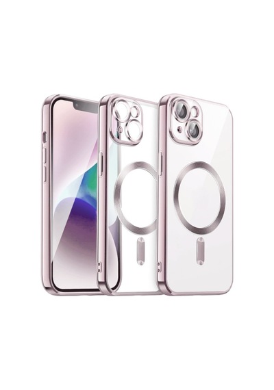 Apple iPhone Uyumlu 13 Kılıf Kross Magneticsafe Kapak - Rose Bz8683140462499
