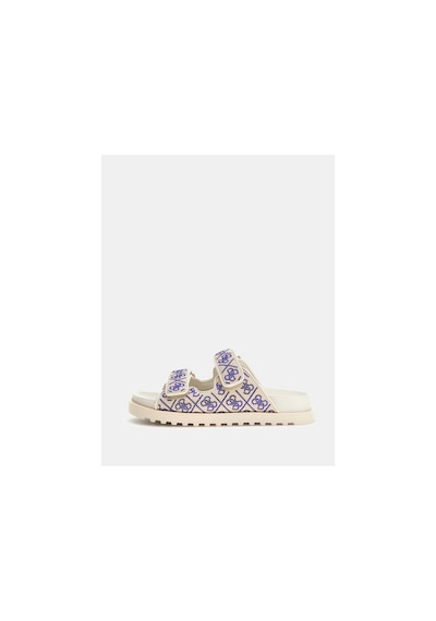 Guess Kadın Fadeliza Krem 4g Taşlı Cırt Cırtlı Terl Krem