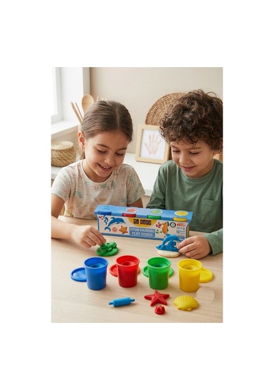 Oyun Hamuru 4 Renk 160gr 1 Paket Mydido Mini 4 Lü Oyun Hamuru Kurumaya Karşı Dirençli Okul Öncesi Kreş Yumuşak Dokulu Çok Renkli