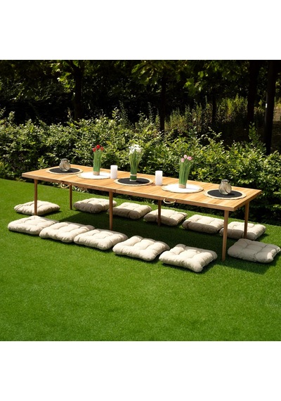 Tr Katlanır Kamp, Piknik Ve Bahçe Masası 75x228 Cm - Ceviz Renk Genel