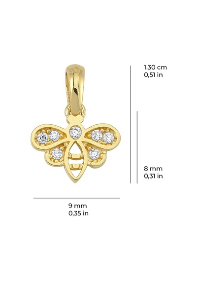 Goldkupe 14 Ayar Arı Altın Kolye Ucu 0,62 Gr-3246