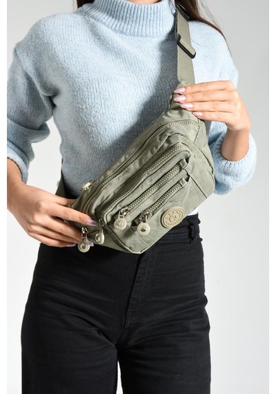 Baginn Unisex Bel Çantası Free Bag Klinkır Kumaş Hafif Yağmur Geçirmez Kumaş Çok Cepli 001