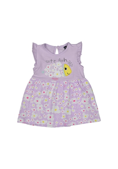 Miniworld Ferah Sevimli Balık Kız Bebek Elbise Lila Renk 215987