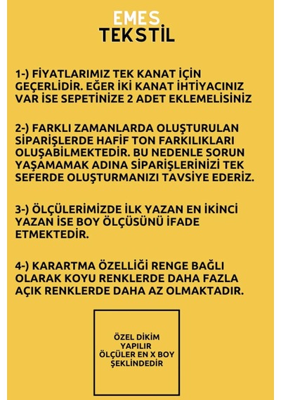 Perdependik Siyah Blackout Güneş Işık Geçirmez,siyah 230 X 200 Çok Renkli