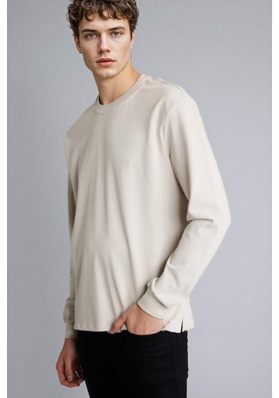 Defacto %100 Pamuk Uzun Kollu Body F8733ax26spbg766 Bej-bg766