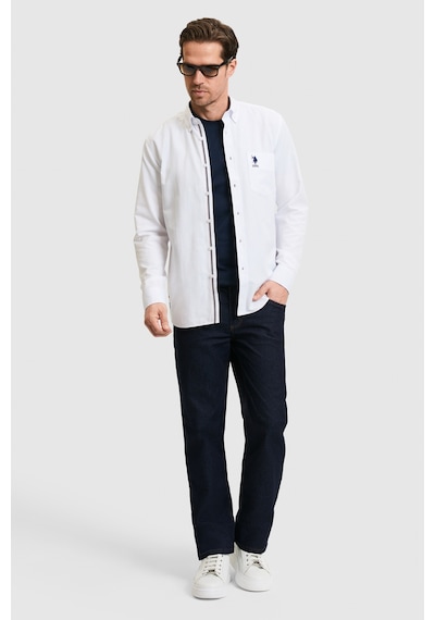 U.S. Polo Assn. U.s. Polo Assn. Erkek Beyaz Gömlek Basic 50324722-vr013