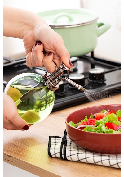 Perotti 15729 350 Ml Cam Yağlık Sirkelik Yağdanlık Şişesi Yeşil